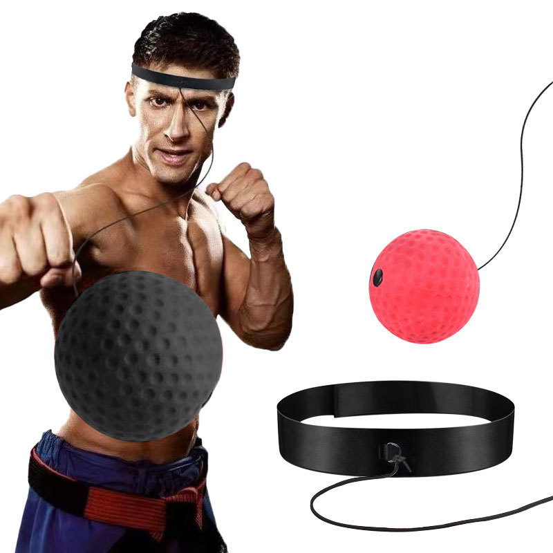代貼ラベル付きヘッドマウントトレーニングフィットネスボクシングリアクションボールストレス解消ボールマジックスピードボールリバウンド吸盤|undefined
