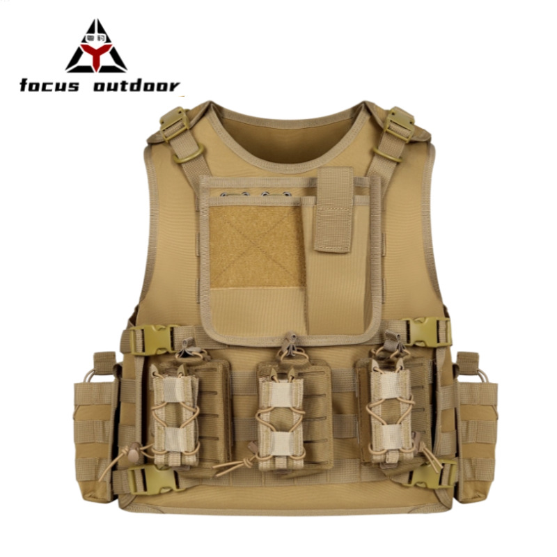 Camuflamiento deportivo al aire libre entrenamiento material anti-desgarro chaleco táctico multifuncional camisa militar chaleco a prueba de balas al por mayor