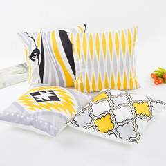 Factory supply new synthetic silk pillowcase with satin Korean style, without filling, can print logo