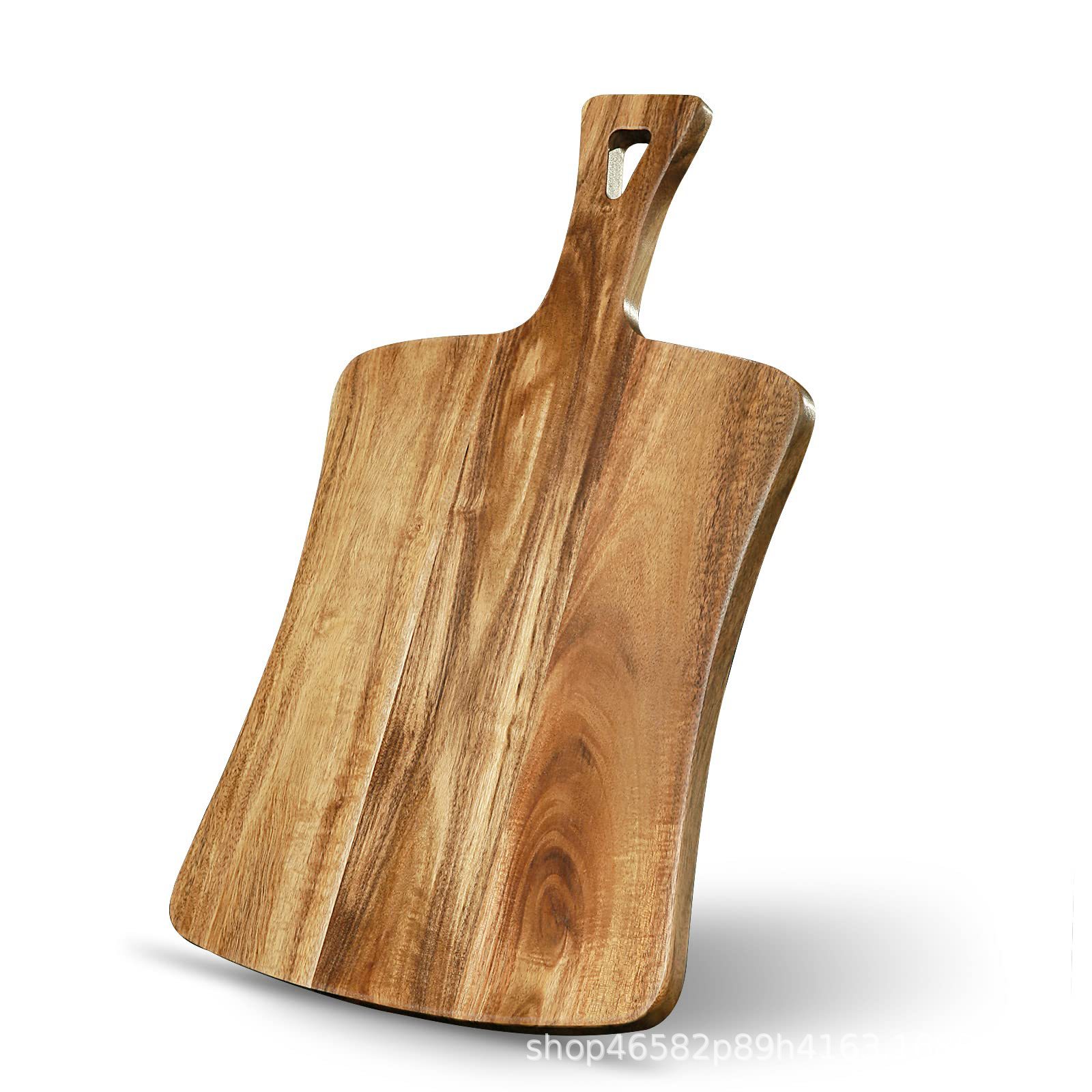 Tabla de cortar de madera de acacia amazónica tabla de cortar de cocina tabla de cortar de madera maciza tablero de filete de cocina de hotel tabla de cortar final de queso cocido