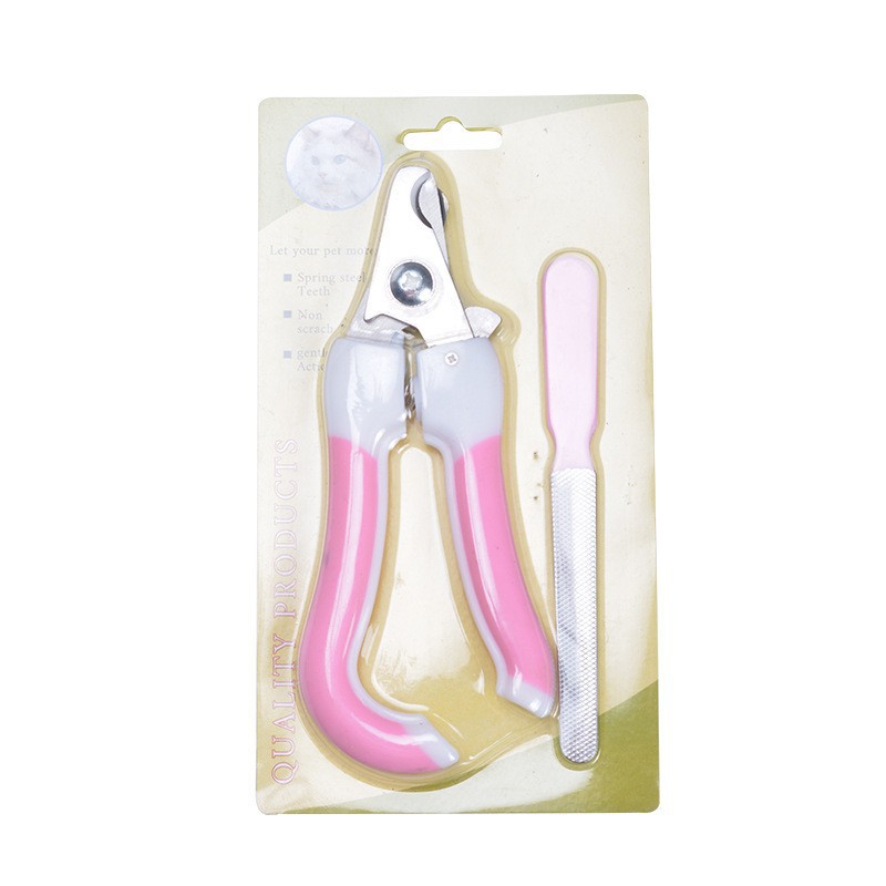Pet cortaúñas perro gato de acero inoxidable cortaúñas belleza suministros de limpieza cortaúñas manicura fábrica al por mayor