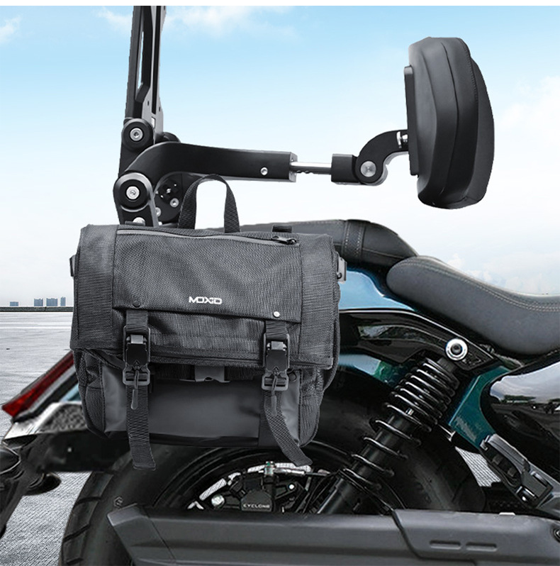 Suitable for Zongshen Cyclone Aqs -149.999999999% off Telescopic Driver and Passenger Backrests, Modified Motorcycle Seat Backrests
