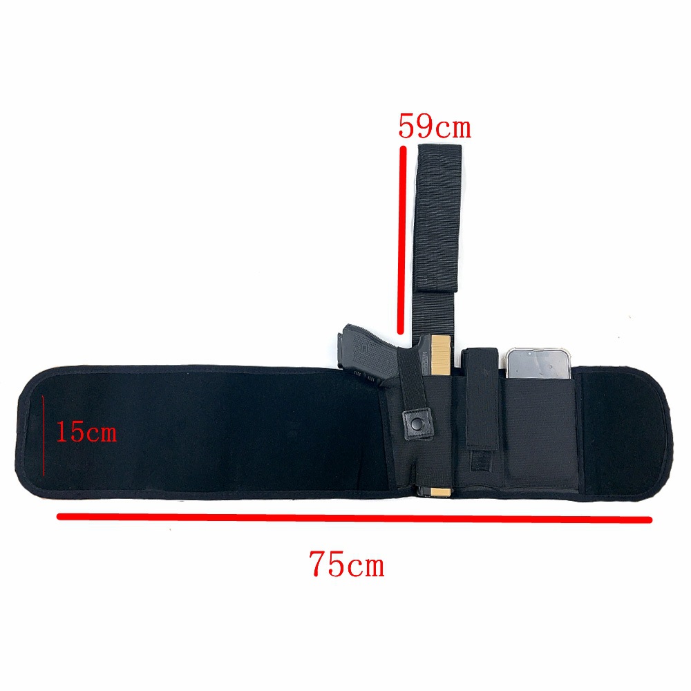Outdoor Tactical Diving Material Thigh Hidden Holster Waist Hanging Enhanced Version Breathable Belt Clip Multi-Functional Bag Large Quantity in Stock