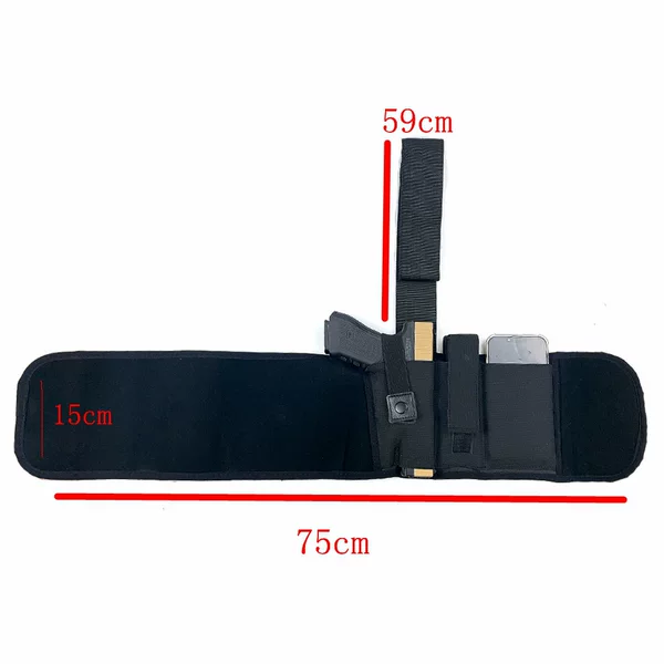 Outdoor Tactical Diving Material Thigh Hidden Holster Waist Hanging Enhanced Version Breathable Belt Clip Multi-Functional Bag Large Quantity in Stock