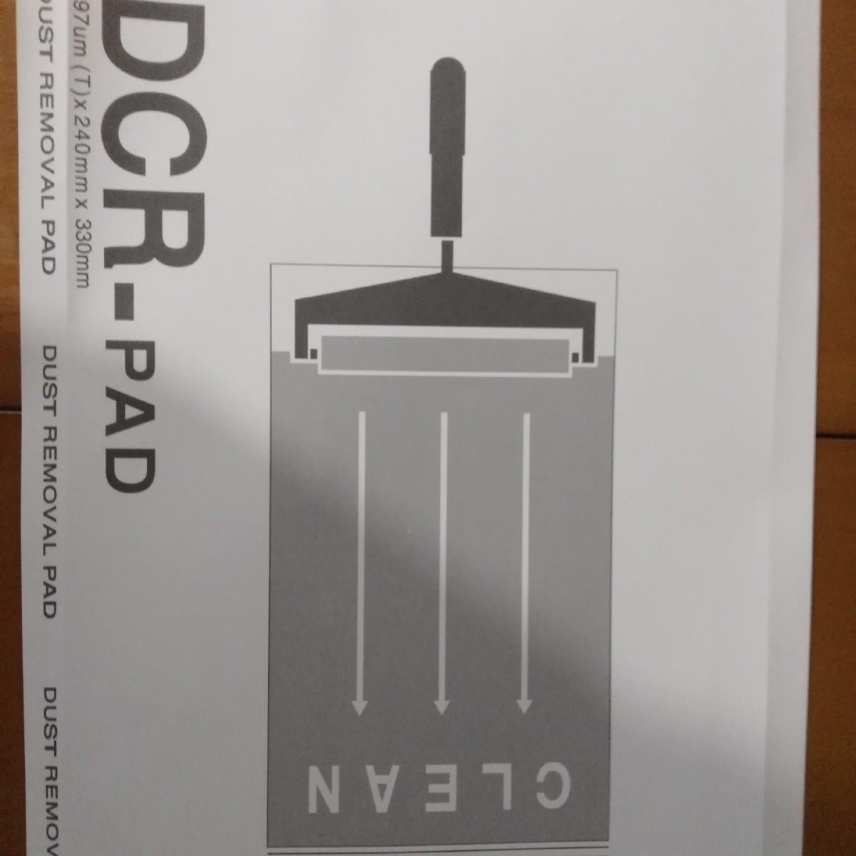 厂家直供硅胶滚轮用防静电PVC粘尘纸本DCR-PAD197*240*330除尘纸