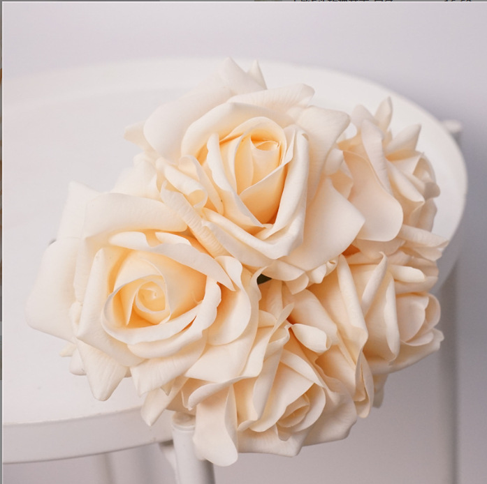 촉촉한 촉감의 롤링된 가장자리의 장미, 고기 가루는 맞춤 제작 및 제작을 위해 20개 이상의 묶음이 필요합니다.