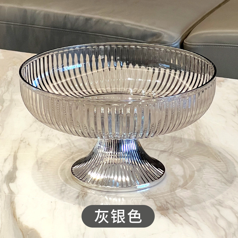 Año Nuevo plato de fruta hogar sala de estar mesa de café 2023 nueva luz de lujo snack dulces frutos secos caja de almacenamiento