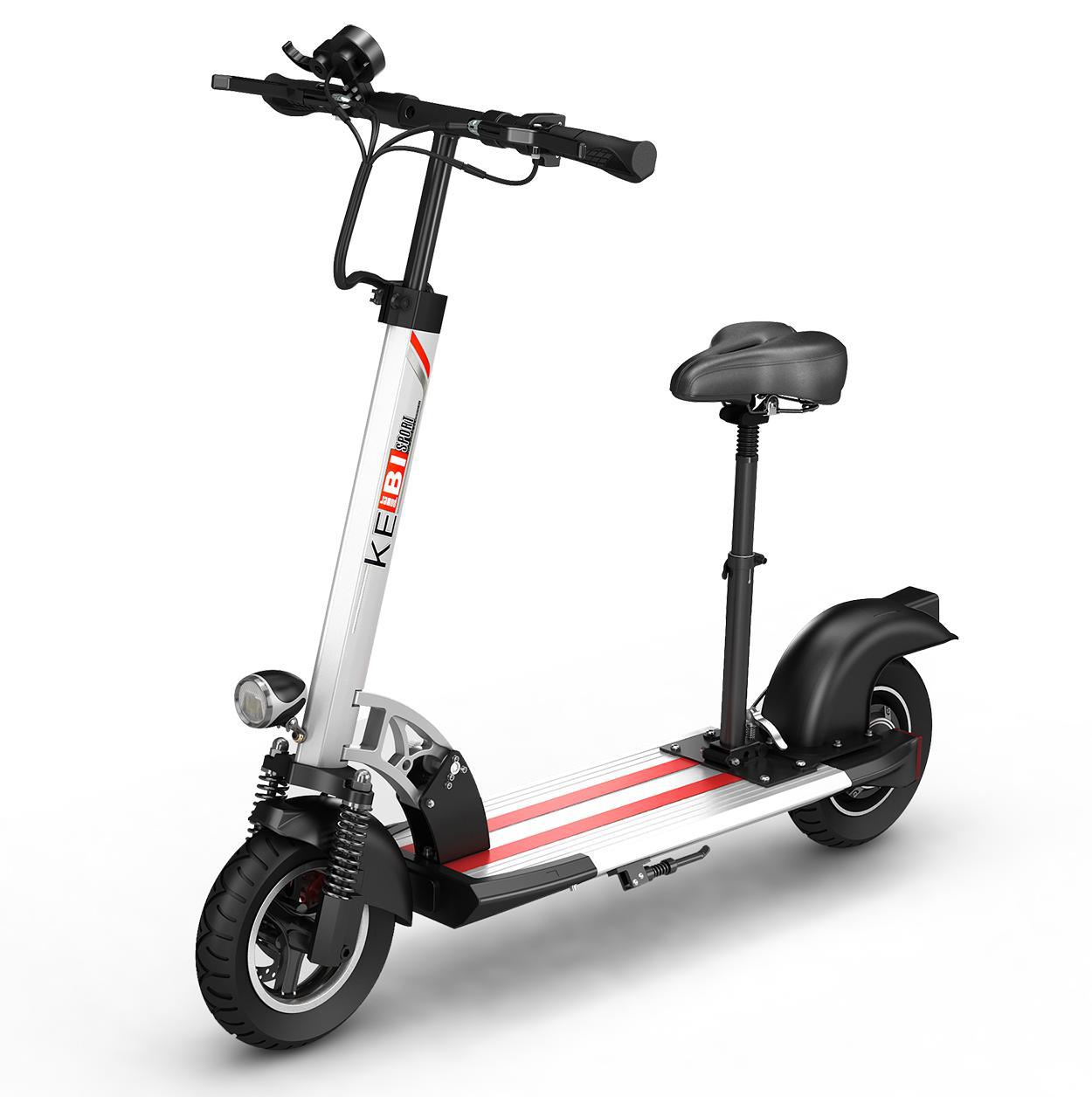10inch Front Shock Absorption Small Electric Scooter for Adults Folding Two-Wheel Mobility Scooter Mini Battery Car
