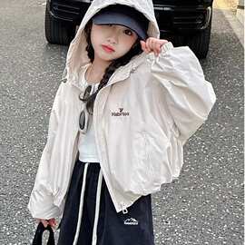 女童秋季夹克上衣洋气棒球服2024新款中大童女孩炸街秋装外套童装