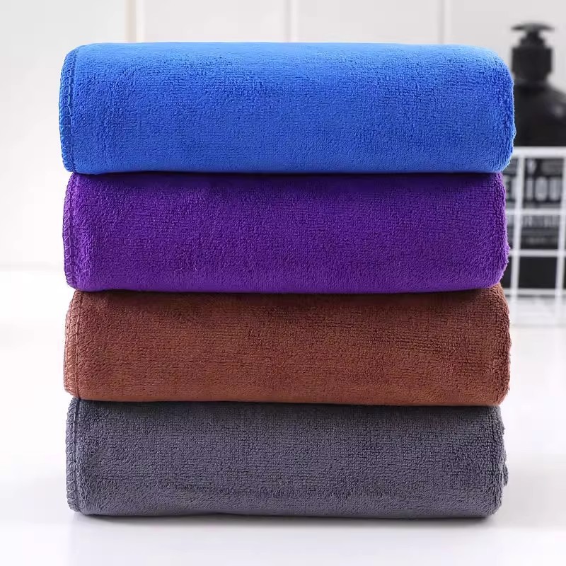 Toallas de limpieza de automóviles toallas de lavado de automóviles belleza peluquería toallas de microfibra absorción de agua no cabello toallas secas