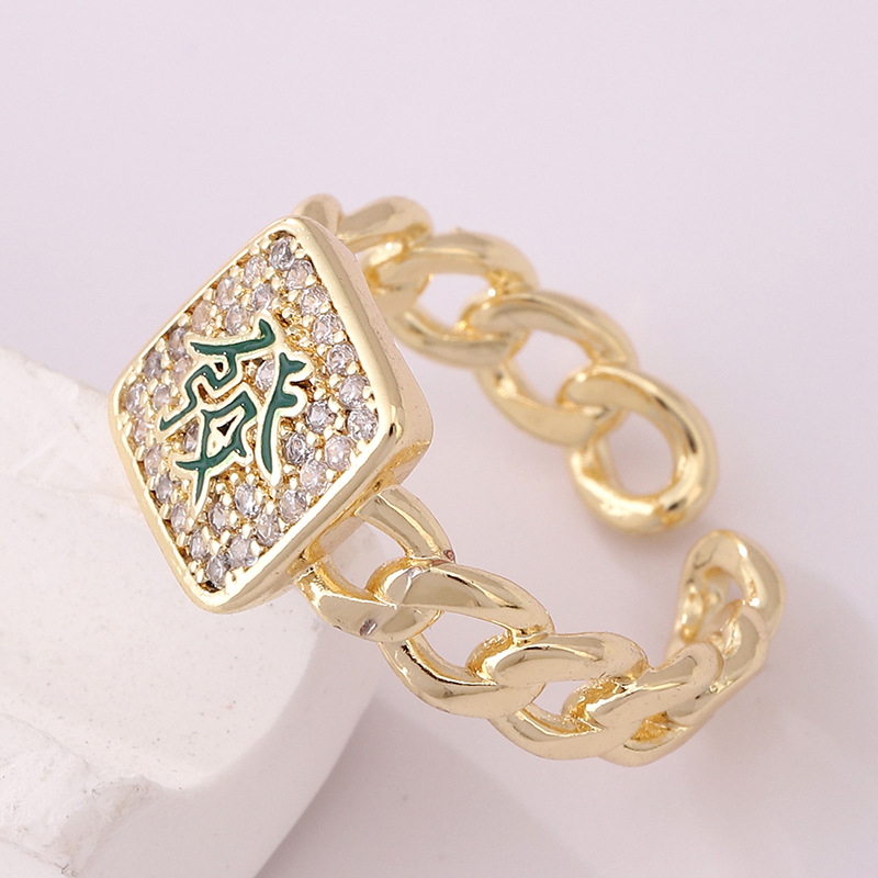 20g Weight Zircon Inlay Material Open Rings Classification 1 Piece Quantity Holiday, Banquet Occasion Copper Material Heart Shape, Crown, Flower Pattern Unisex Gender Inlay Design Lady Style Wholesale Jewelry Lady Heart Shape Crown Flower Copper Zircon Inlay Open Rings 24
