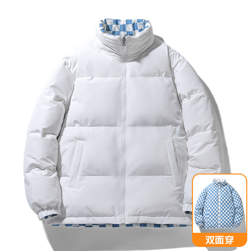 Down jacket men's 2023 new two-fashion brand winter new double-sided coat plus size thick warm jacket