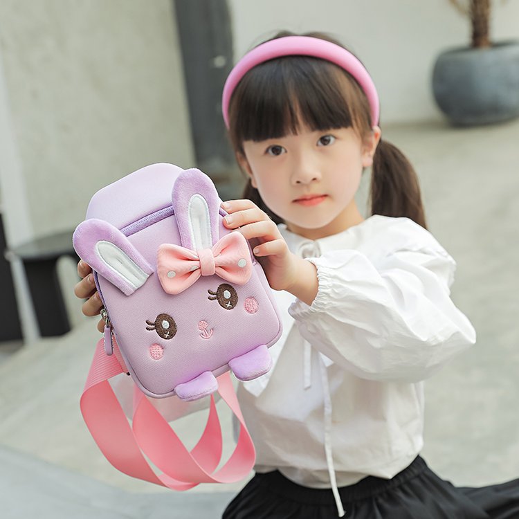 Nuevo conejo de los niños schoolbag estudiante de la escuela primaria schoolbag femenino ligero de reducción de carga casual transpirable mochila de Kindergarten schoolbag
