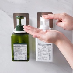 Shower gel wall-mounted punch-free hanging rack shampoo rack bathroom hand sanitizer bottle storage rack bathroom storage rack