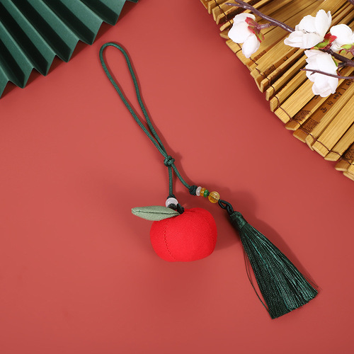 Dragon Boat Festival sachet pendant school bag pendant orange fruit style sachet Dragon Boat Festival gift pendant sachet wholesale