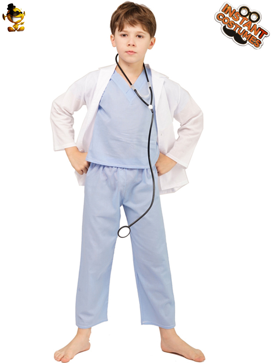 Disfraz de Halloween disfraz de disfraces cosplay niño pequeño médico traje de distribución al por mayor
