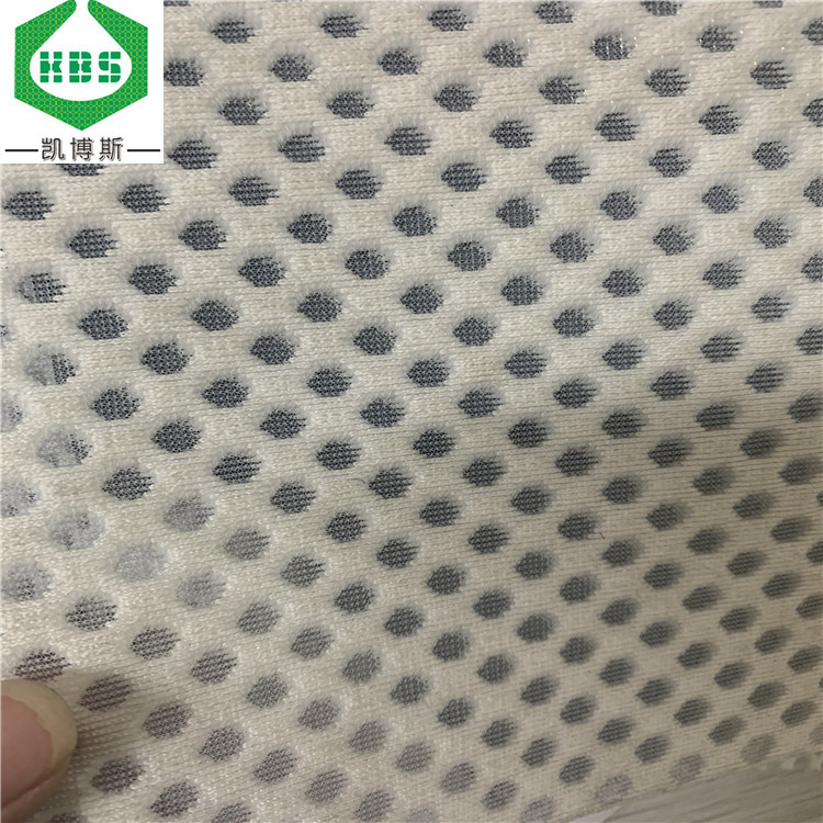 【厂家供应】7mm二空二双层底透气宝宝坐垫网布 涤纶无异味3D网布