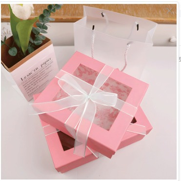 Nuevo spot ventana caja de regalo perfume cosmético caja de regalo cubierta del cielo caja de embalaje de regalo creativo fabricante al por mayor