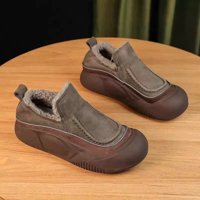 Winter keep warm shoes for leisure platform, 2023, internet celebrity