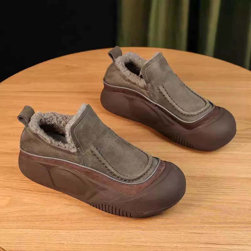 Winter keep warm shoes for leisure platform, 2023, internet celebrity