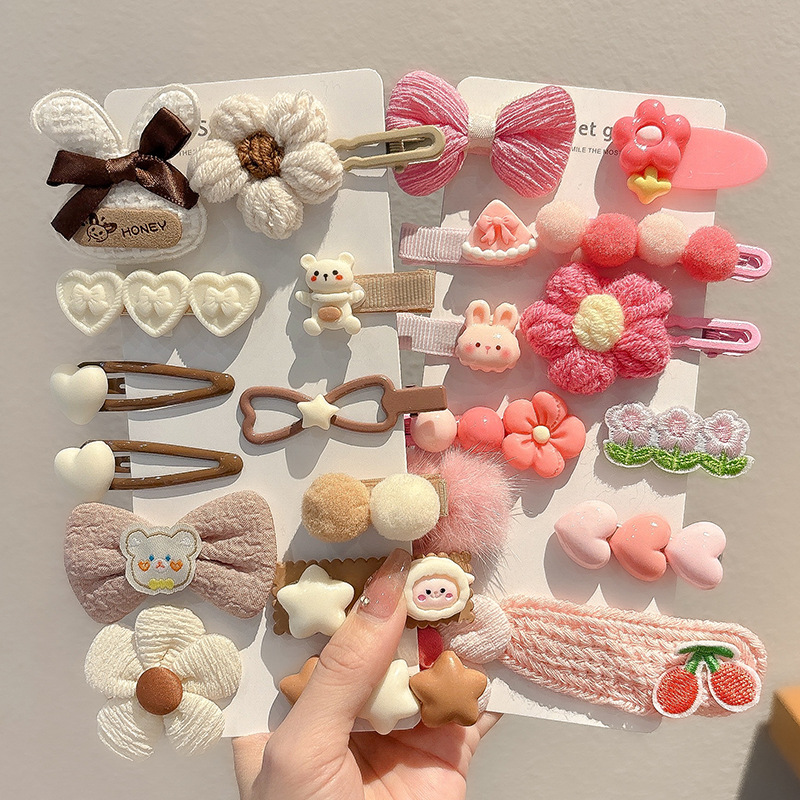 Peel de peluche para niños BB clip clip de peluche clip lateral para niñas lindas niñas toque de pelo para bebés