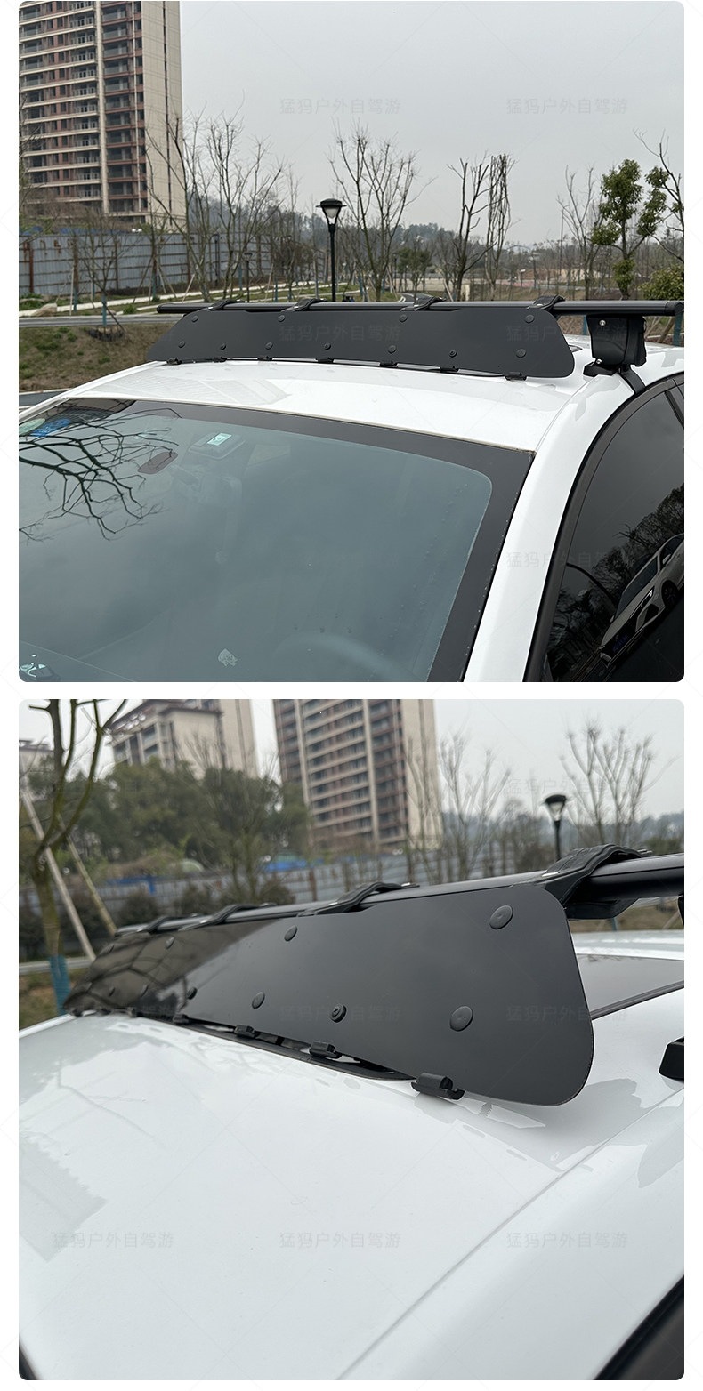 Suitable for roof spoilers, car luggage racks, roof boxes, crossbars, wind deflectors, and silent operation