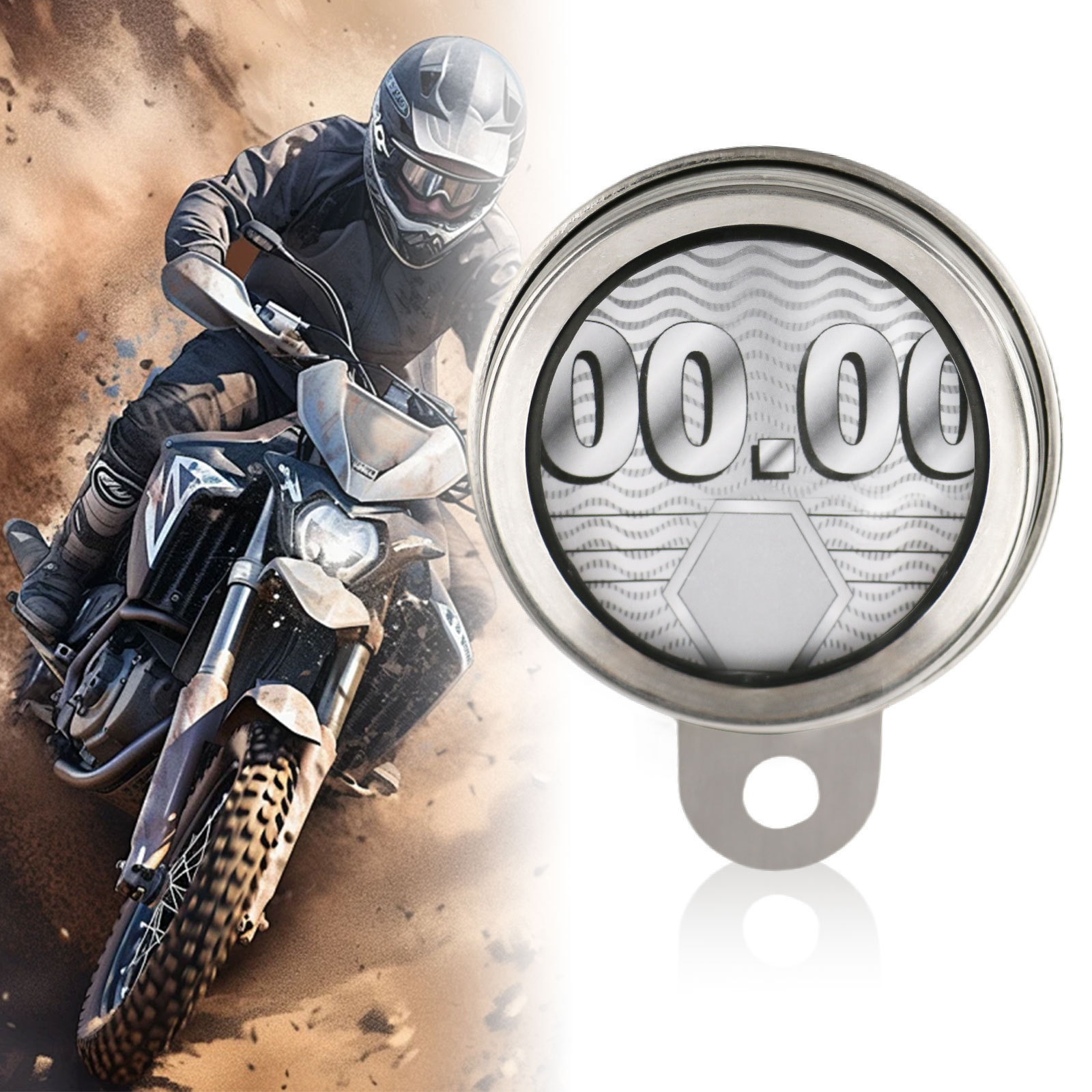 Universal Waterproof Stainless Steel Motorcycle Tax Disc Holder