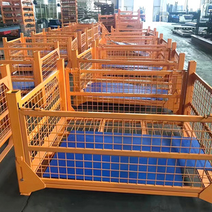 Hefei Recycling Foldableing Metal Racks Foldableing Metal Containers Can Be Customized Parts Storage Racks