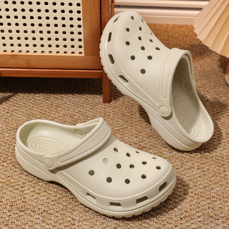 Unlabeled Star Summer Eva Casual Clogs Women's Non-Slip Outer Slippers Heightening Deodorant Outdoor Couple Sandals