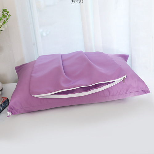 One pair of zipper-reinforced, dust-proof, anti-static head pillow core cover inner bag, suitable for single-person use by students, children, adults, and households.