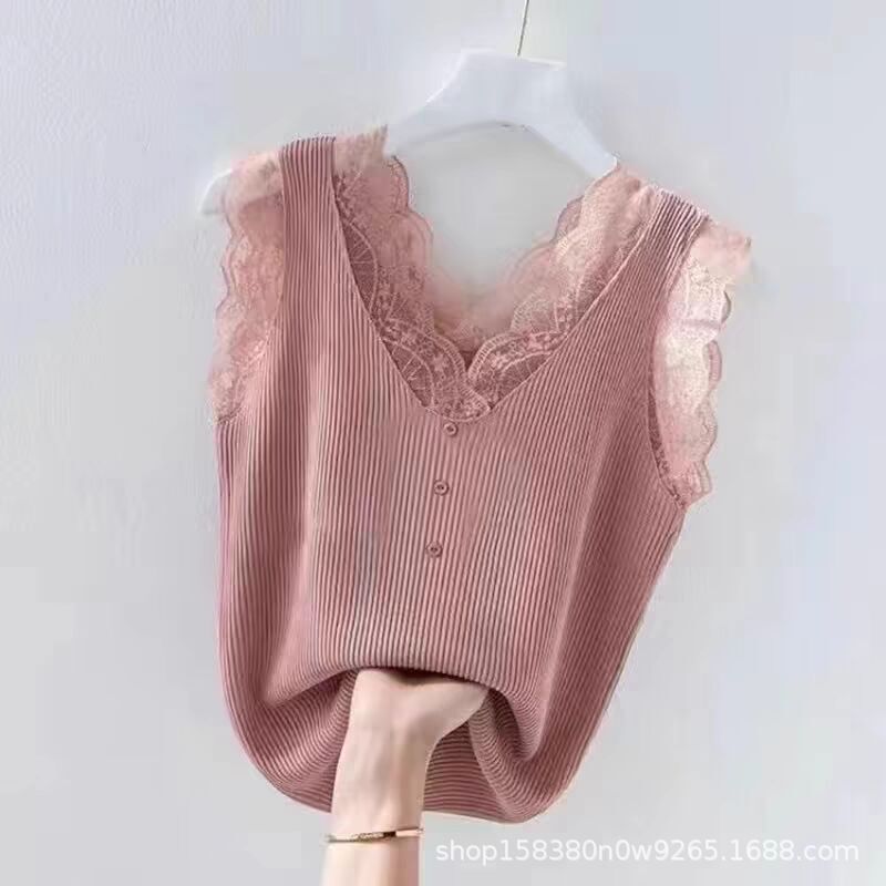 plus size Ice Silk Vest Women's Western-style Threaded Suit Inner Wearing Sling Lace Stitching Sexy Beautiful Back Base Shirt plus size Ice Silk Vest Women's Western-style Threaded Suit Inner Wearing Sling Lace Stitching Sexy Beautiful Back Base Shirt