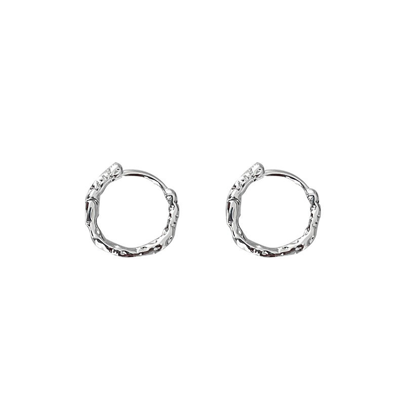 S925 plata pin oído hebilla hembra de alto grado de hueso del oído espárragos de La Oreja piercing nicho Otoño e Invierno anillo liso anillo de la oreja pendientes joyería del oído