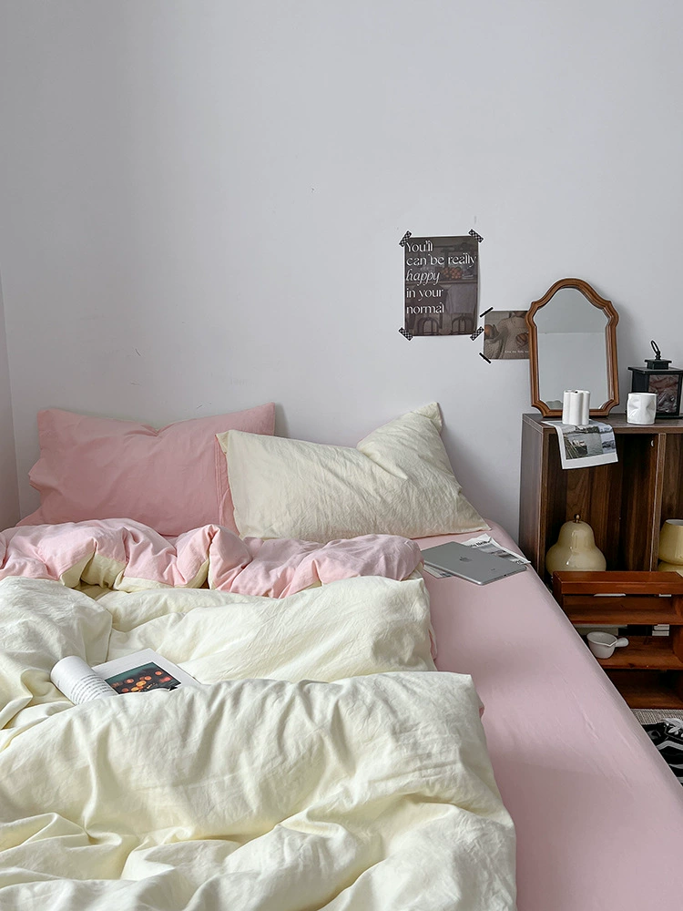 Брендовый хлопковый комплект: покрывало, пододеяльник, простыня, набор из 4 предметов, набор из 3 предметов