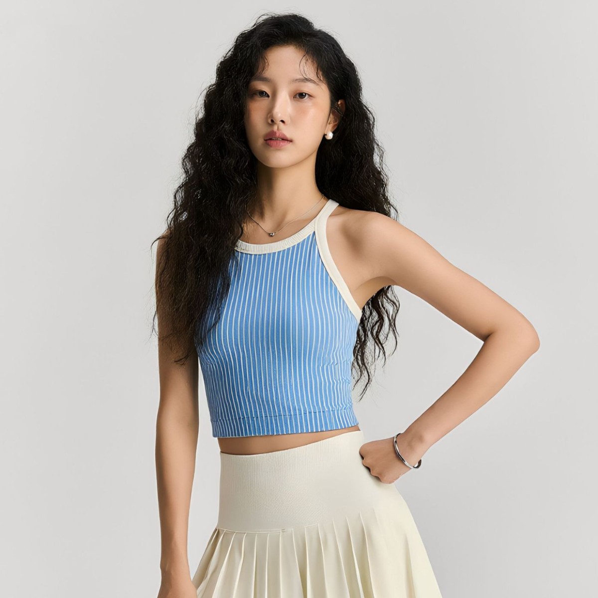 Xichen in Stock on the Daily Sports Tennis Camisole with Fixed Chest Pads Sports Vest Pickleball Vest