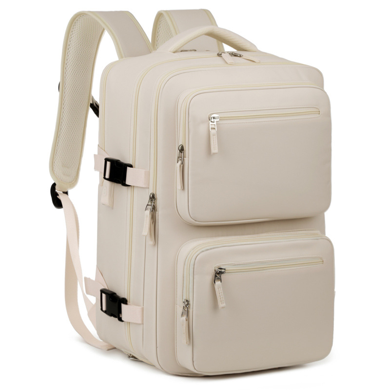 Mochila de caja de comercio exterior, almacén de zapatos independiente de gran capacidad, bolsa de viaje de negocios personalizada, interfaz USB, bolsa de computadora de múltiples almacenes