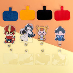 Mobile phone lanyard clip wholesale hanging neck mobile phone case lanyard gasket accessories crossbody mobile phone back clip hanging chain accessories