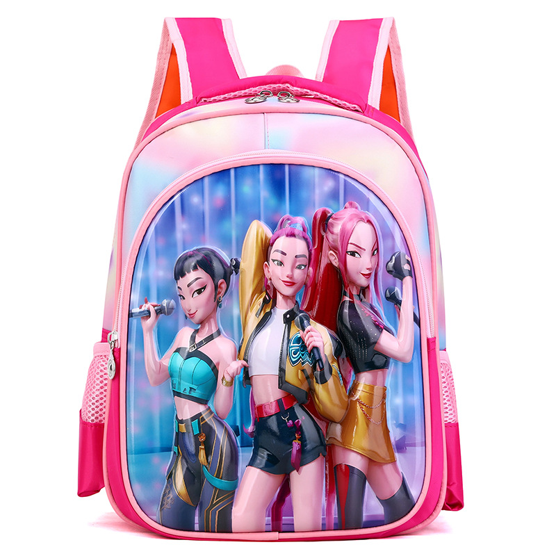 Nueva mochila infantil de dibujos animados jardín de infantes mochila de cáscara dura 3D animación estereoscópica mochila transpirable para niños y niñas estudiantes de primaria