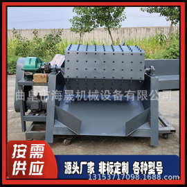 非标铁件去锈机图片 处理火烧铁干磨机 去焊点六角滚筒抛光机