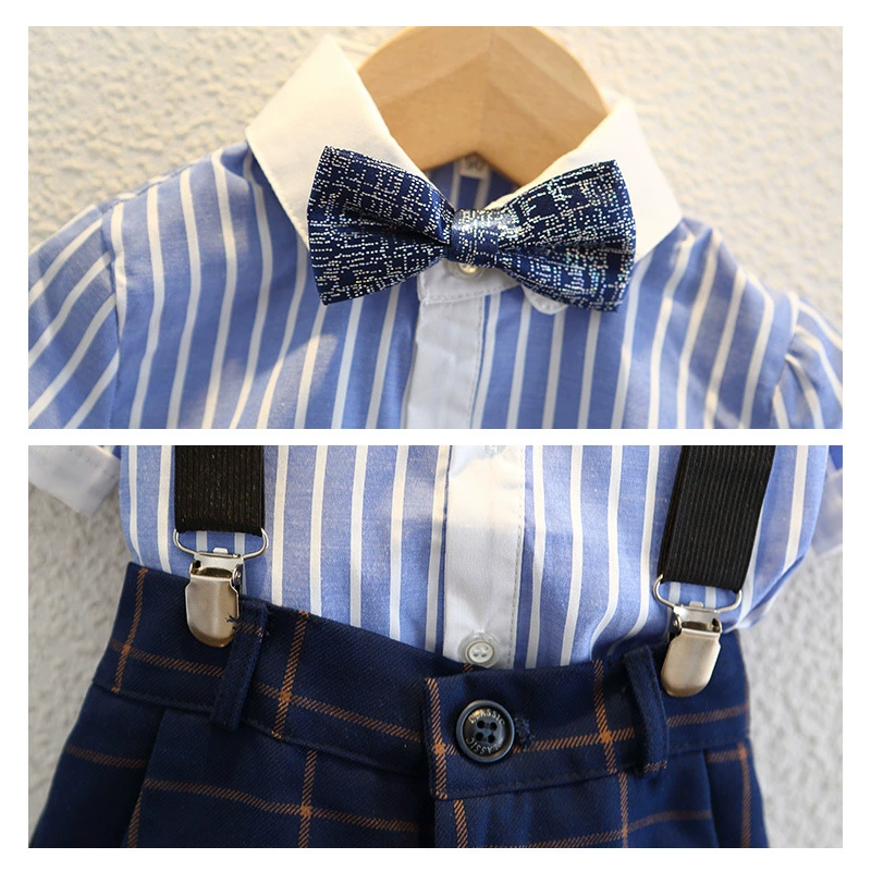Summer flower boy costume, suit for boys, flower girl dress, children's wedding dress, Birthday gift