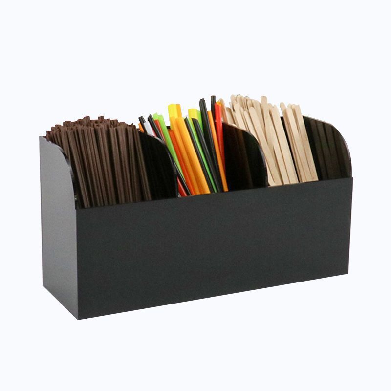 검은색 세 구멍 밀짚 상자 ✓