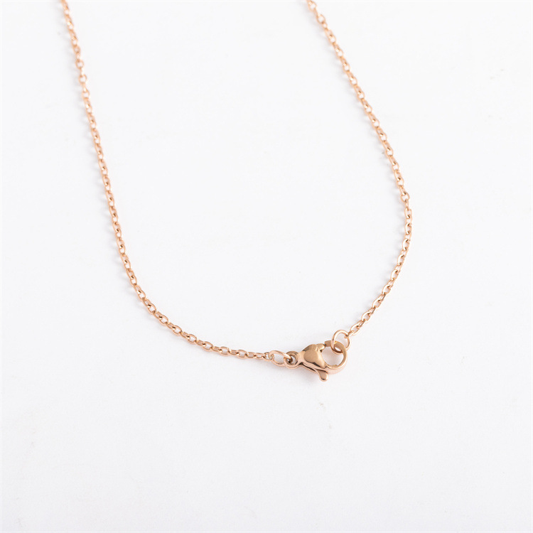 This year's new 304 titanium steel cross chain welding port flat O…