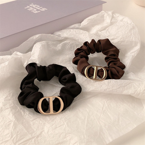New ins simple small intestine ring super soft temperament headband daily versatile hair tie hair elastic band headband hair accessories