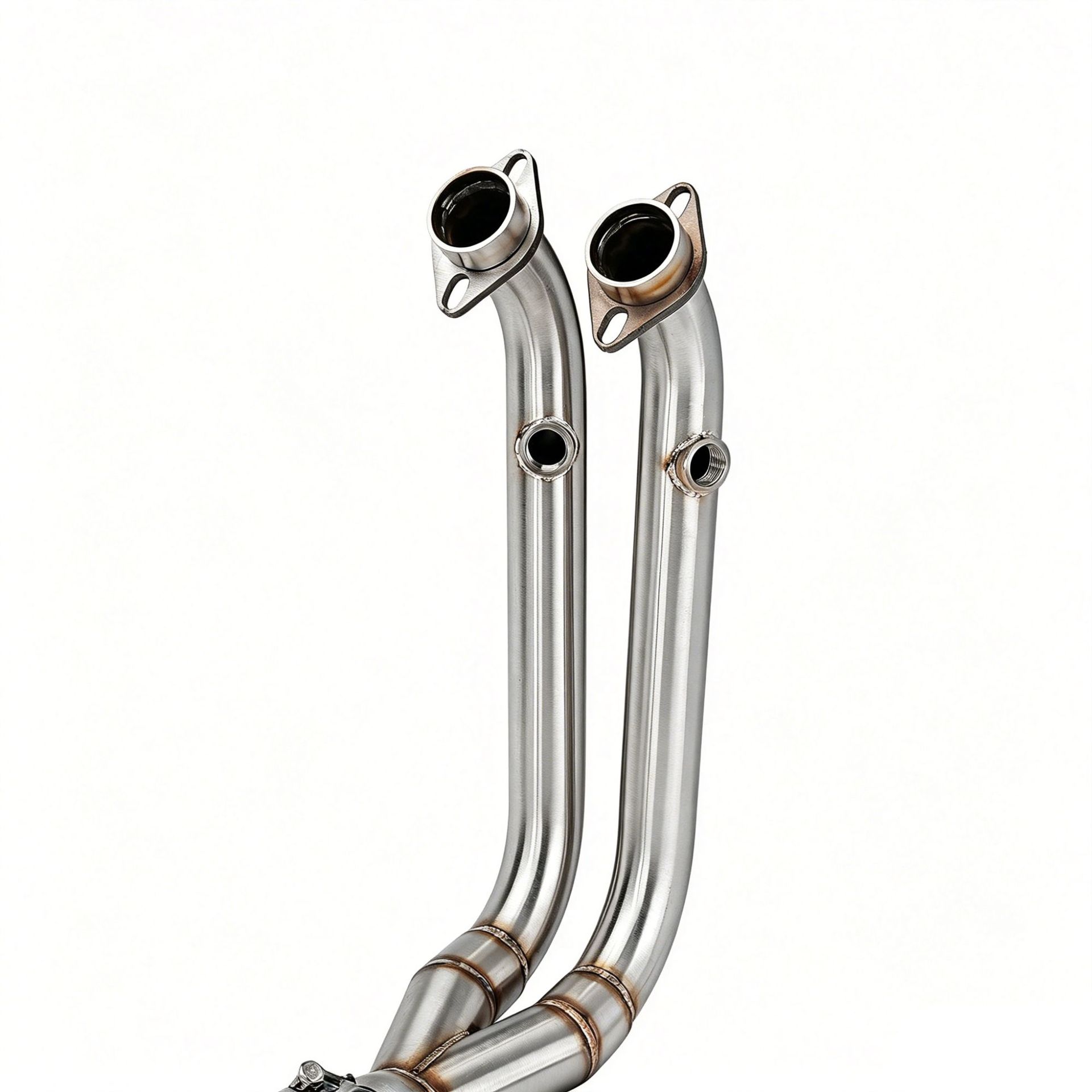 Cfmoto 450Sr 450Nk 22-25 Motorcycle Stainless Steel Exhaust Pipe Front Section High-Position Dual Outlet