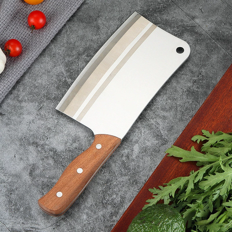 Деревянная рукоять ножа для резки, нержавеющая сталь, нож для разделки костей, сверхбыстрый и острый, нарезной маленький нож поварской, нож Yangjiang, кухонный нож