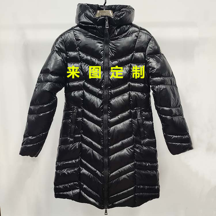 Garment Factory to Customize European Station New Women's Down Jacket Thickened Long Down Jacket with Hat Garment Factory to Customize European Station New Women's Down Jacket Thickened Long Down Jacket with Hat