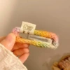 Colorful yarn rectangle