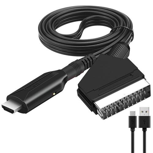 HDMI to SCART/SCART to HDMI converter for set-top box game console audio video adapter