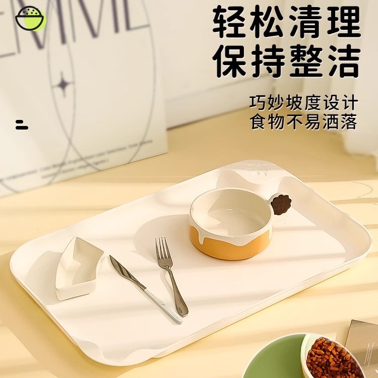 Mantel mantel impermeable antideslizante gato tazón Mat gato tazón estera grande vajilla Mat gato tazón plato gato Mat suministros