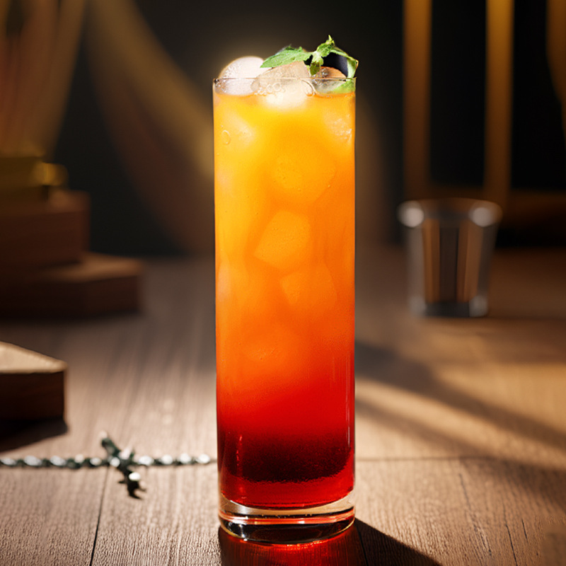 Copa recta Kimura de estilo japonés Copa de vino de vidrio Copa Colin de alto valor Restaurante transfronterizo Copa Haibo Copa de cóctel en stock