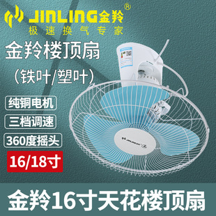 Jinling Genuine Ceiling Fan Oscillating Ceiling Fan Ceiling Fan School Commercial 16inch Ceiling Electric Fan